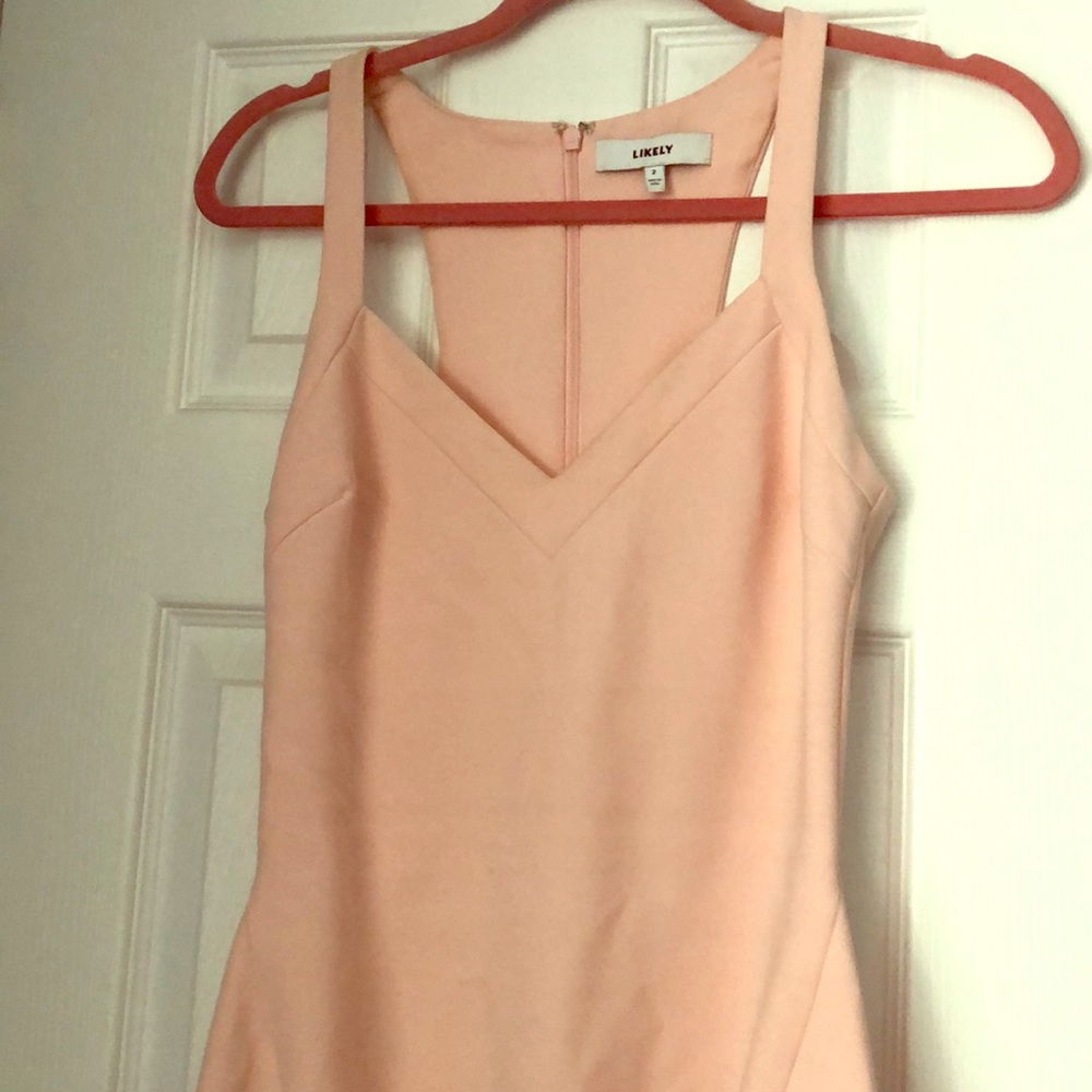 Likely Size 2 Light Pink Bodycon Dress